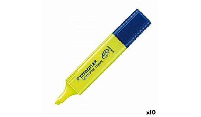 Флуоресцентный маркер Staedtler Textsurfer Classic Жёлтый 10 штук