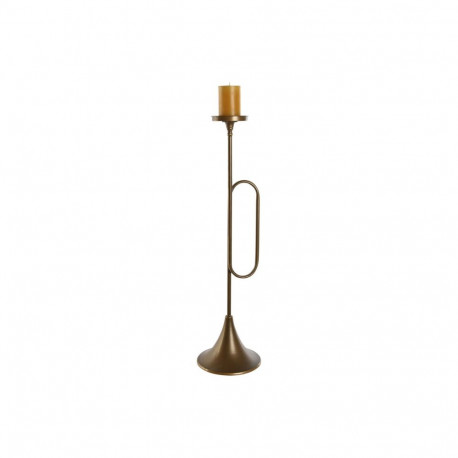 Svijećnjak Home ESPRIT Kuldne Metall 21 x 21 x 78 cm