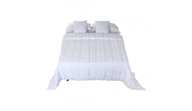 Voodikate Home ESPRIT Valge 240 x 260 cm