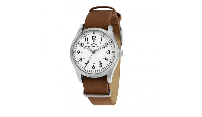 Men's Watch Chronostar R3751313002 White Silver (Ø 39 mm)