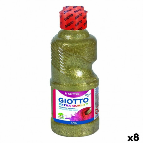 Tempera Giotto Kuldne 250 ml Läige (8 Ühikut)