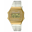 Unisex Pulkstenis Casio VINTAGE COLLECTION - TRANSPARENT BAND - GOLD