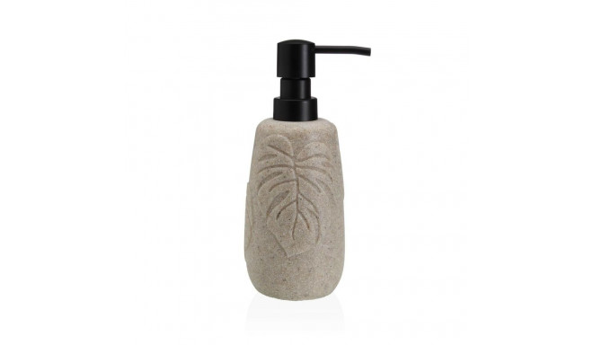 Soap Dispenser Versa Palm Sand Resin Plastic 6,5 x 19 x 6,5 cm