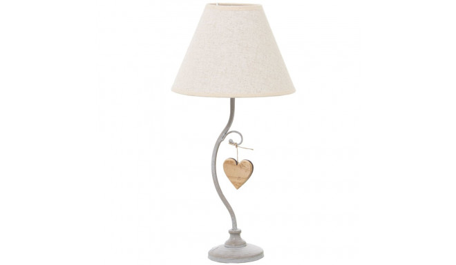 Galda lampa Alexandra House Living Balts Metāls 40 W 23 x 48 x 23 cm