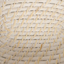 Tray White Bamboo Rattan 29 x 22 x 7 cm (2 Units)