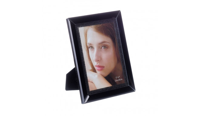 Photo frame Crystal 18 x 1,5 x 23 cm Black