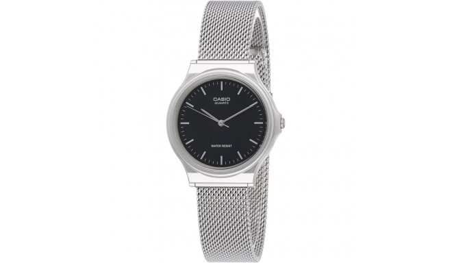 Unisex Watch Casio VINTAGE Black Silver (Ø 35 mm)