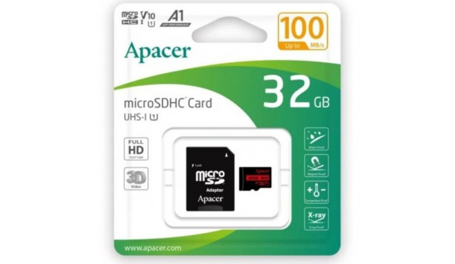 Micro SD Card Apacer AP32GMCSH10UB-R 32 GB