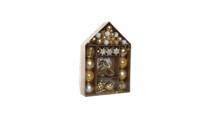 Christmas Baubles Home ESPRIT Golden Polyethylene 28 x 7 x 40 cm (70 piezas)