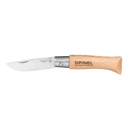 Pocketknife Opinel nº3 Stainless steel beech wood 4 cm