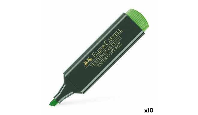 Маркер Faber-Castell TEXTLINER 48 Зеленый (10 штук)