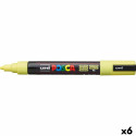 Acrylic paint marker POSCA PC-5M Yellow 1,8-2,5 mm (6 Units)