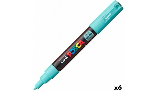 Acrylic paint marker POSCA PC-1M Aquamarine 0,7 mm (6 Units)