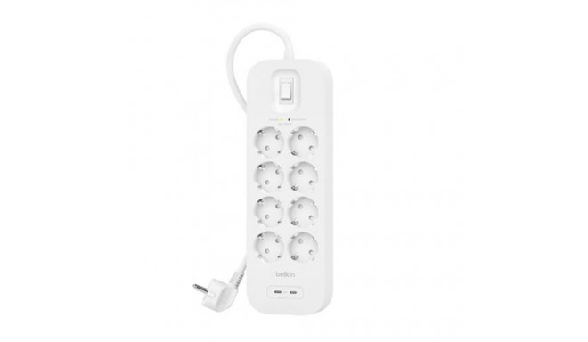 Power Socket 8 Sockets with Switch Belkin SRB004VF2M (2 m)