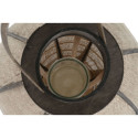 Candleholder Home ESPRIT Natural Jute Bamboo 37 x 37 x 70 cm