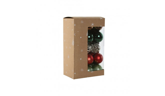 Christmas Baubles Home ESPRIT Multicolour PVC 18 x 12 x 30 cm (30 Pieces)