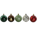 Christmas Baubles Home ESPRIT Multicolour PVC 18 x 12 x 30 cm (30 Pieces)