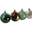 Christmas Baubles Home ESPRIT Multicolour PVC 18 x 12 x 30 cm (30 Pieces)