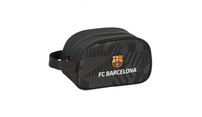 Reisi Tualett-tarvete Kott F.C. Barcelona Black Must Spordi 26 x 15 x 12 cm