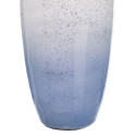 Bottle Blue Silver Resin Crystal 16 x 16 x 44 cm Decorative