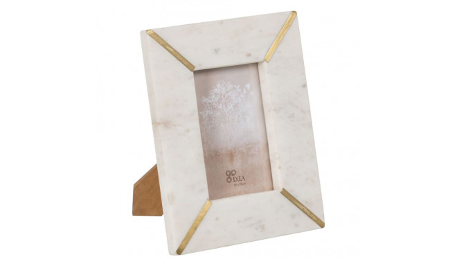 Photo frame White Golden Copper Marble 10 x 15 cm 19 x 1,5 x 24 cm