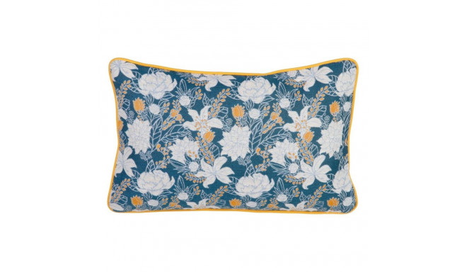 Cushion Blue Flowers 60 x 10 x 40 cm