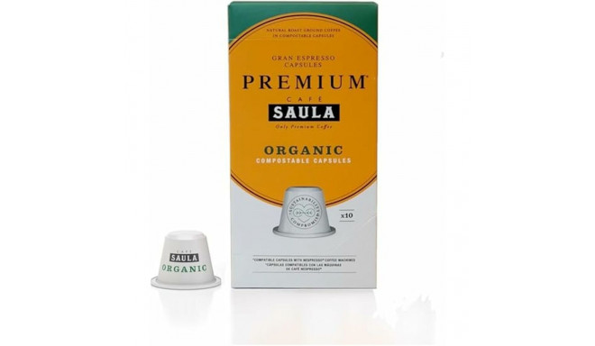 Kafijas Kapsulas ar Kārbiņu Saula 30338181 Premium Organic 10Cap Zero