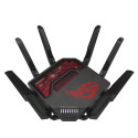 Ruuter Asus GT-BE19000 Must Must/Punane USB USB 2.0 RJ45 Ethernet LAN USB 3.2 Wi-Fi