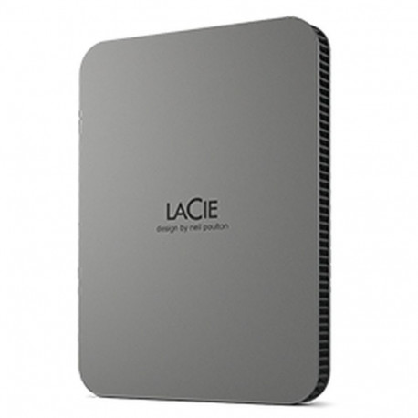 External Hard Drive LaCie Mobile Drive Secure Grey 4 TB HDD