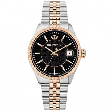 Meeste Kell Philip Watch R8253597085 Must Hõbedane