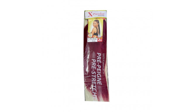 Hair extensions X-Pression Pre Peigne Burgundy 2 Units