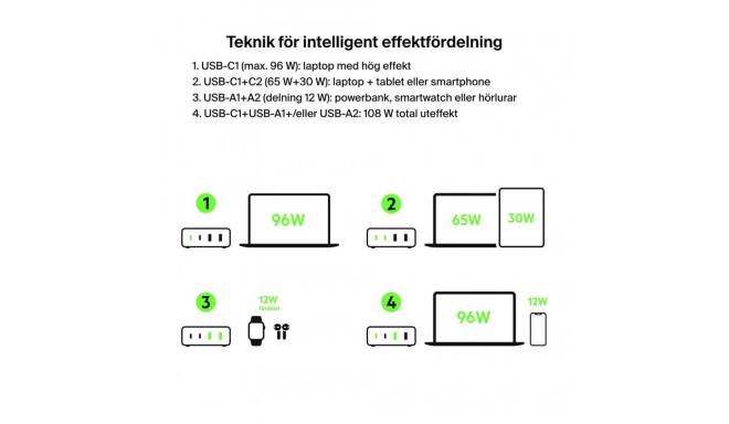 Sülearvuti Laadija Belkin WCH010VFBK Must