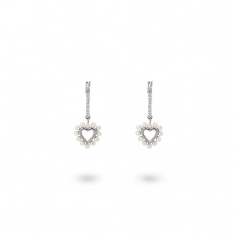 Ladies' Earrings 24KAE 42403S Silver