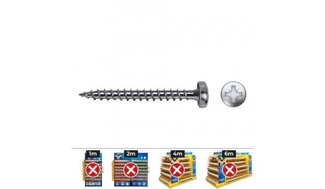 Kruvide karp CELO VLOX B Tsingitud Ø 3,5 x 17 mm Täisrull (1000 Unidades)