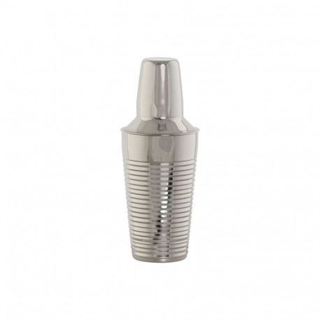 Cocktail Maker Home ESPRIT Golden Silver Stainless steel 9,5 x 9,5 x 22 cm