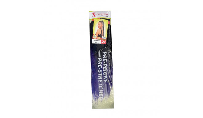 Hair extensions X-Pression Pre-Peigne T1b/Blue 2 Units