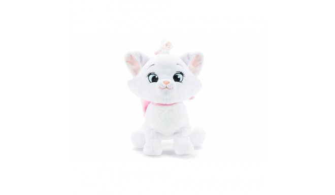 Fluffy toy Disney Cakey Cat 25 cm White Polyester