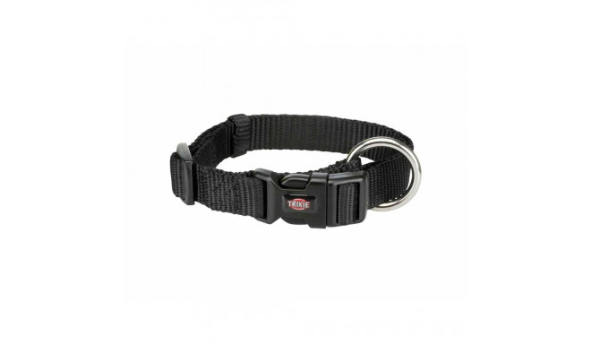 Dog collar Trixie New Premium Black M/L 35-55 cm