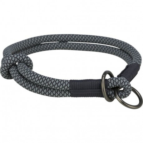Dog Training Collars Trixie Soft Rope Black Grey S 35 cm