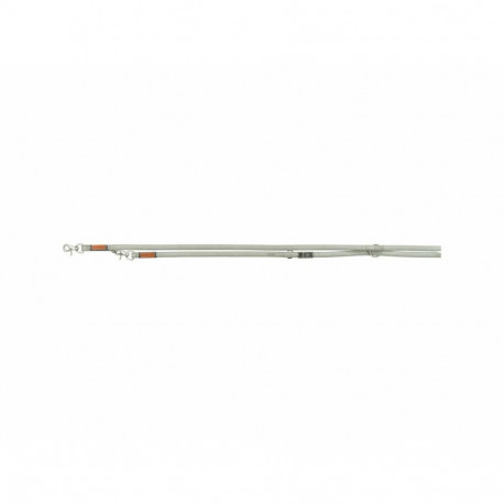 Adjustable dog leash Trixie Be Nordic Light grey XS/S