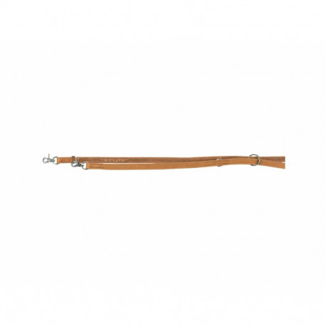 Adjustable dog leash Trixie Heartbeat Brown M/L 2 m