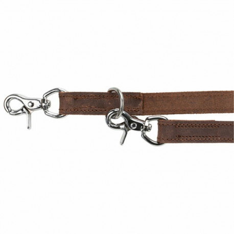 Reguleeritav koera rihm Trixie Rustic Tumepruun 2 m L/XL