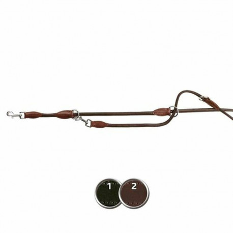 Adjustable dog leash Trixie Active Dark brown 2 m L/XL