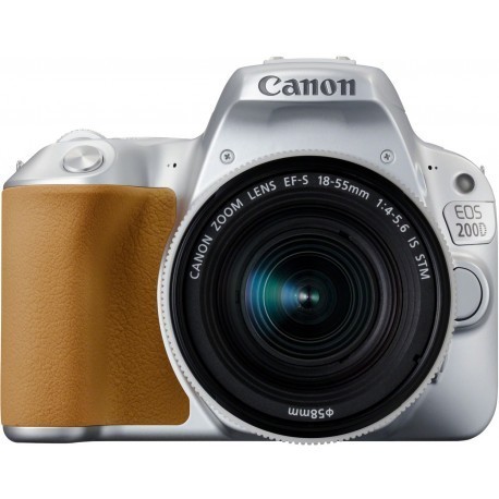 Canon EOS 200D + 18-55mm IS STM, silver