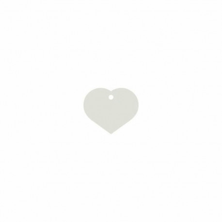 Identification plate Imarc Heart White