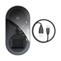 Baseus Simple Pro 2in1 Беспроводное зарядное устройство Qi для смартфонов и AirPods 15 Вт прозрачное