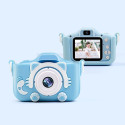 Digital camera for kids cat shape 40Mpx X5S blue