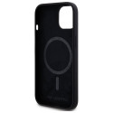 KARL LAGERFELD case for IPHONE 15 compatible with MagSafe KLHMP15SSKHPPLK (SIL KL Head Print) black