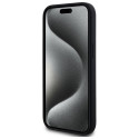 KARL LAGERFELD case for IPHONE 15 compatible with MagSafe KLHMP15SSKHPPLK (SIL KL Head Print) black