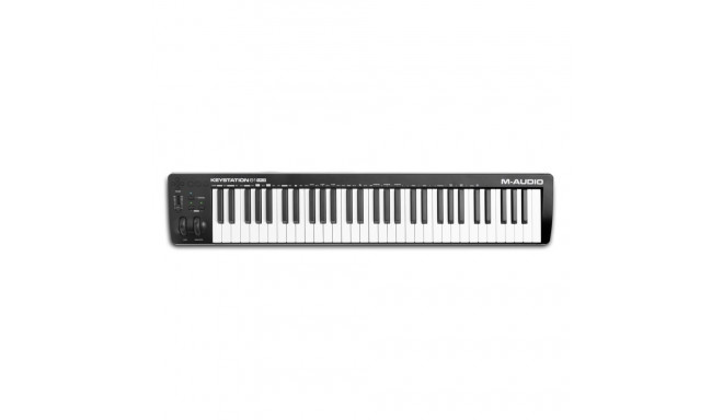 M-AUDIO Keystation 61 MK3 MIDI klaviatuur 61 klahvi USB must, valge
